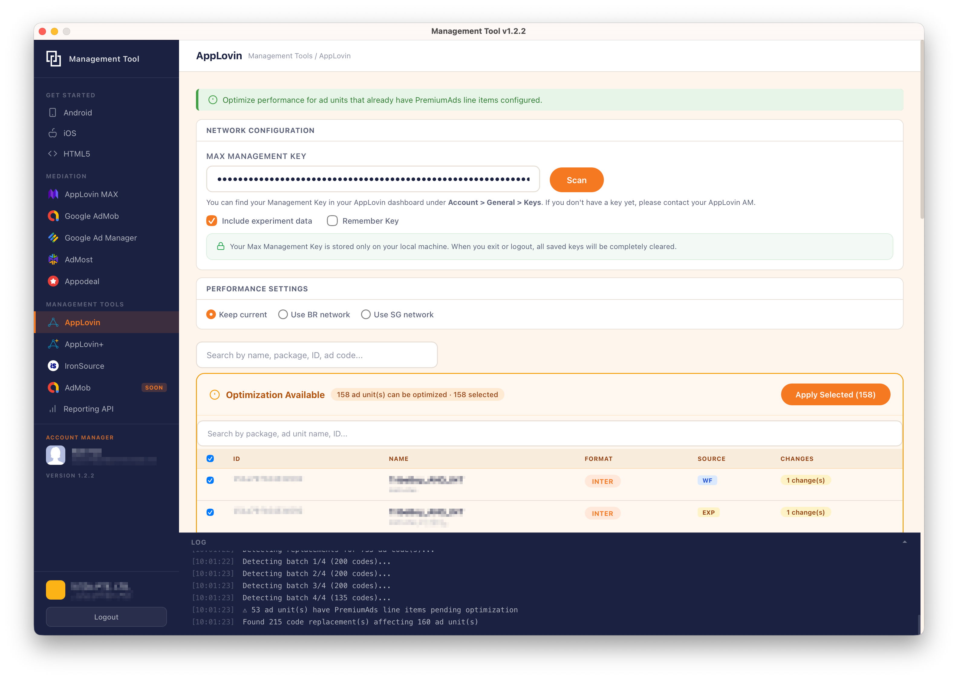 PA Management Tool Dashboard